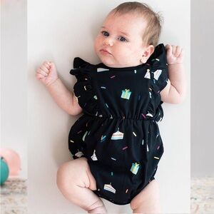 Kyte Baby Birthday Printed Bubble Romper
